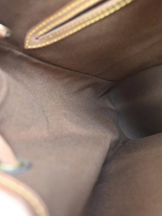 LOUIS VUITTON Montsouris MM Backpack Bag Monogram Leather Brown M51136 77AA208 main image 9